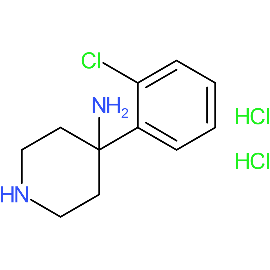 4-(2-Chlorophenyl)piperidin-4-amine dihydrochloride