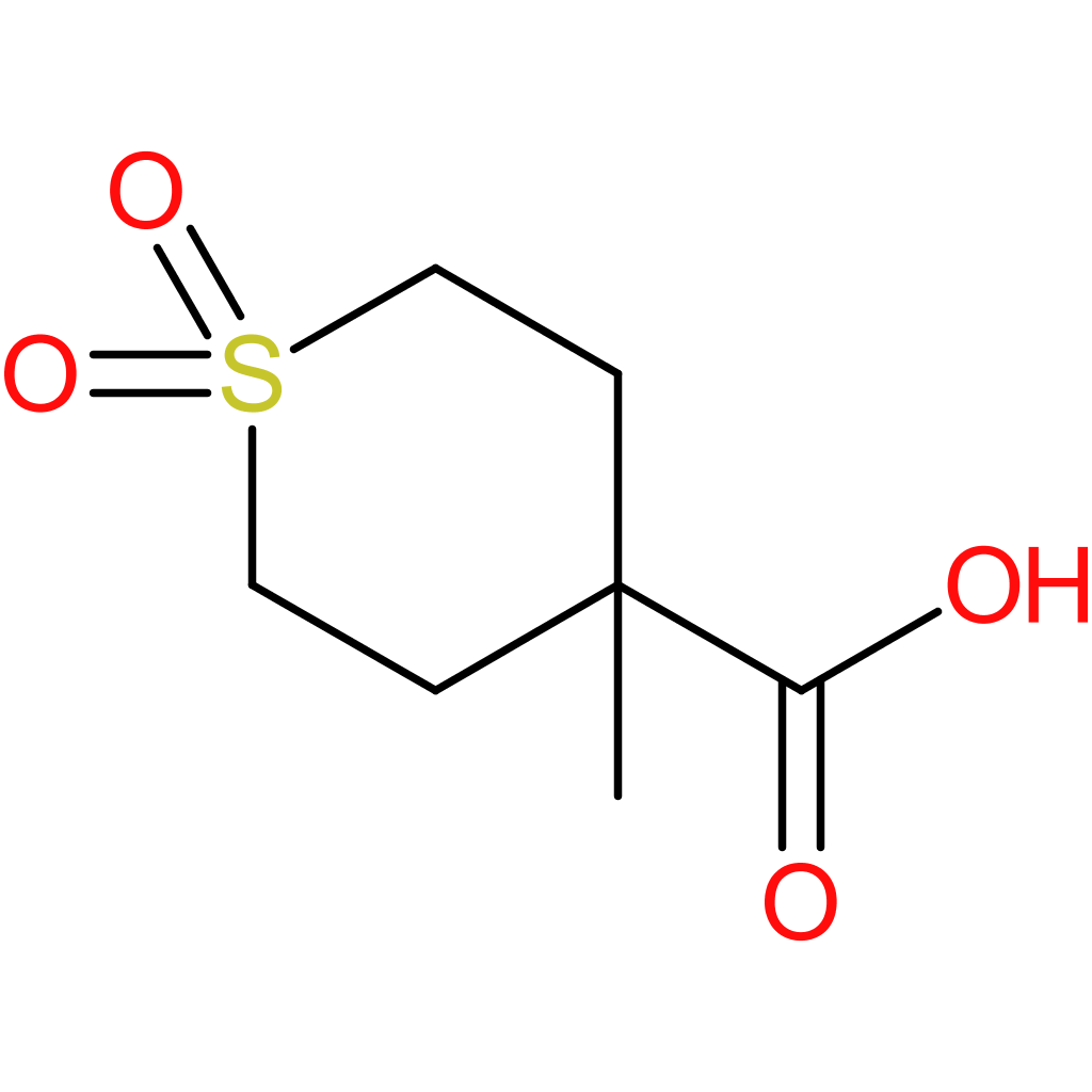 4-Methyl-1,1-dioxo-1lambda(6)-thiane-4-carboxylic acid