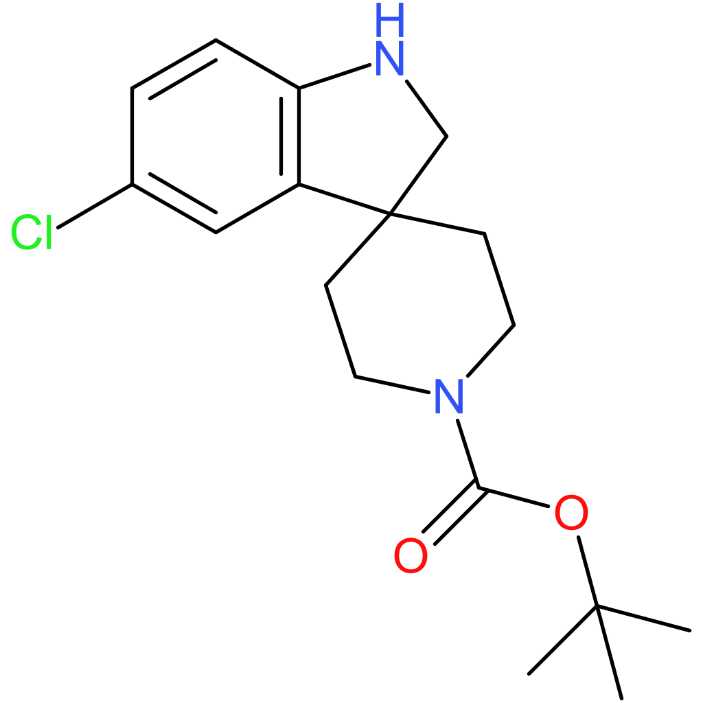 tert-Butyl 5-chloro-1,2-dihydrospiro[indole-3,4′-piperidine]-1′-carboxylate