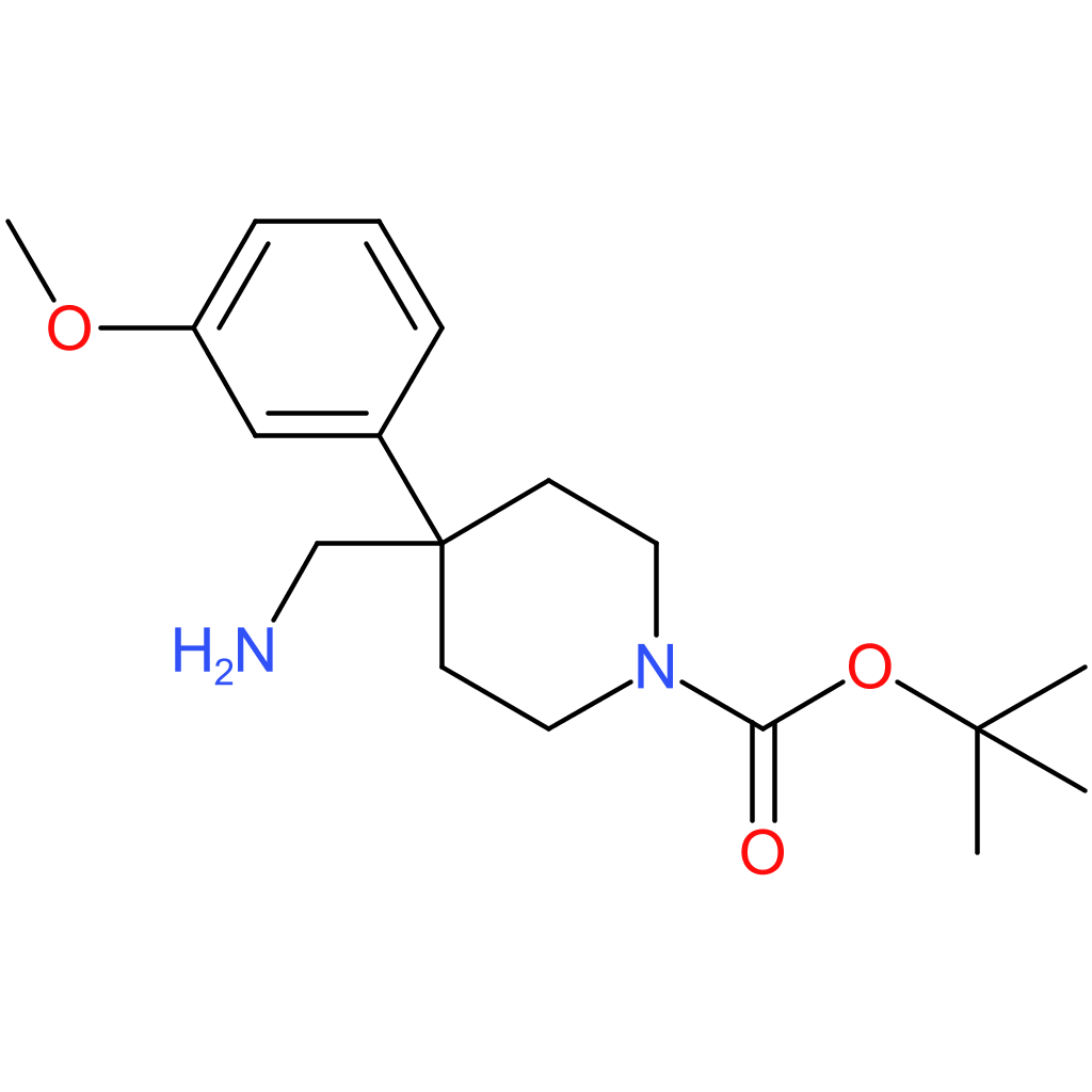 tert-Butyl 4-(aminomethyl)-4-(3-methoxyphenyl)piperidine-1-carboxylate
