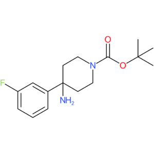 tert-Butyl 4-amino-4-(3-fluorophenyl)piperidine-1-carboxylate