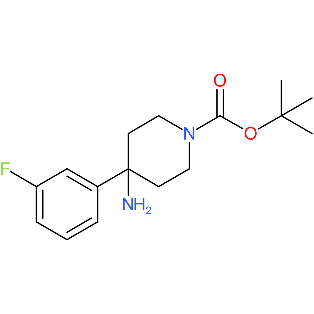tert-Butyl 4-amino-4-(3-fluorophenyl)piperidine-1-carboxylate