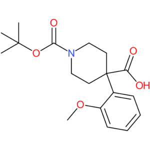1-(tert-Butoxycarbonyl)-4-(2-methoxyphenyl)piperidine-4-carboxylic acid