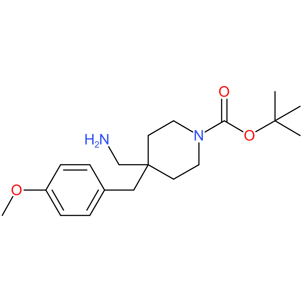 tert-Butyl 4-(aminomethyl)-4-(4-methoxybenzyl)piperidine-1-carboxylate