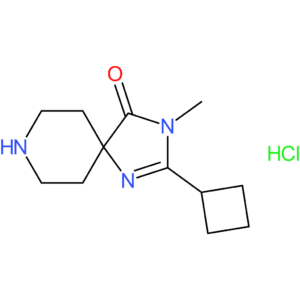 2-Cyclobutyl-3-methyl-1,3,8-triazaspiro[4.5]dec-1-en-4-one hydrochloride