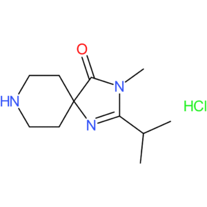 2-Isopropyl-3-methyl-1,3,8-triazaspiro[4.5]dec-1-en-4-one hydrochloride