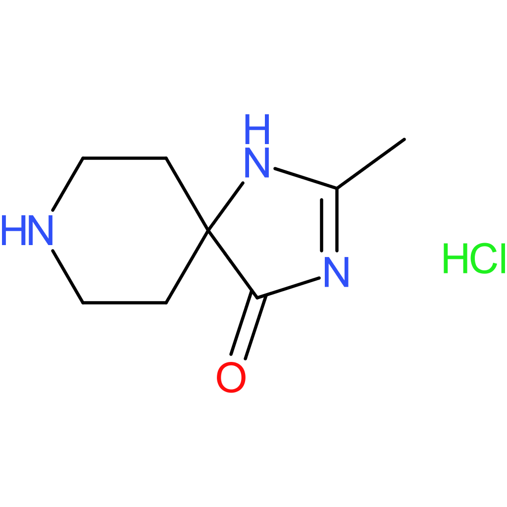 2-Methyl-1,3,8-triazaspiro[4.5]dec-1-en-4-one hydrochloride