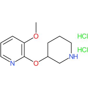 3-Methoxy-2-(piperidin-3-yloxy)pyridine dihydrochloride