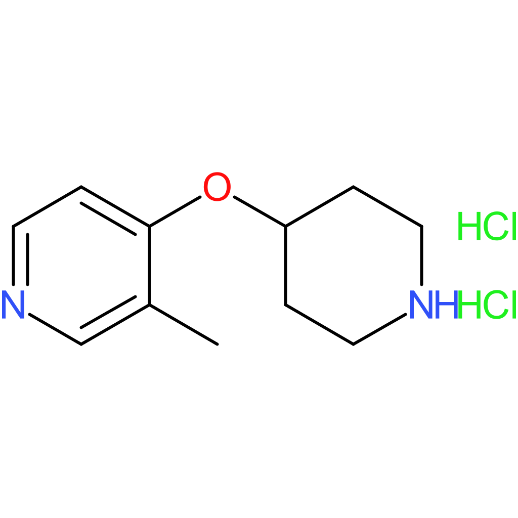 3-Methyl-4-(piperidin-4-yloxy)pyridine dihydrochloride