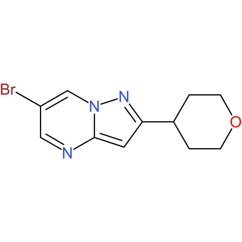 6-Bromo-2-(tetrahydro-2H-pyran-4-yl)pyrazolo[1,5-a]pyrimidine