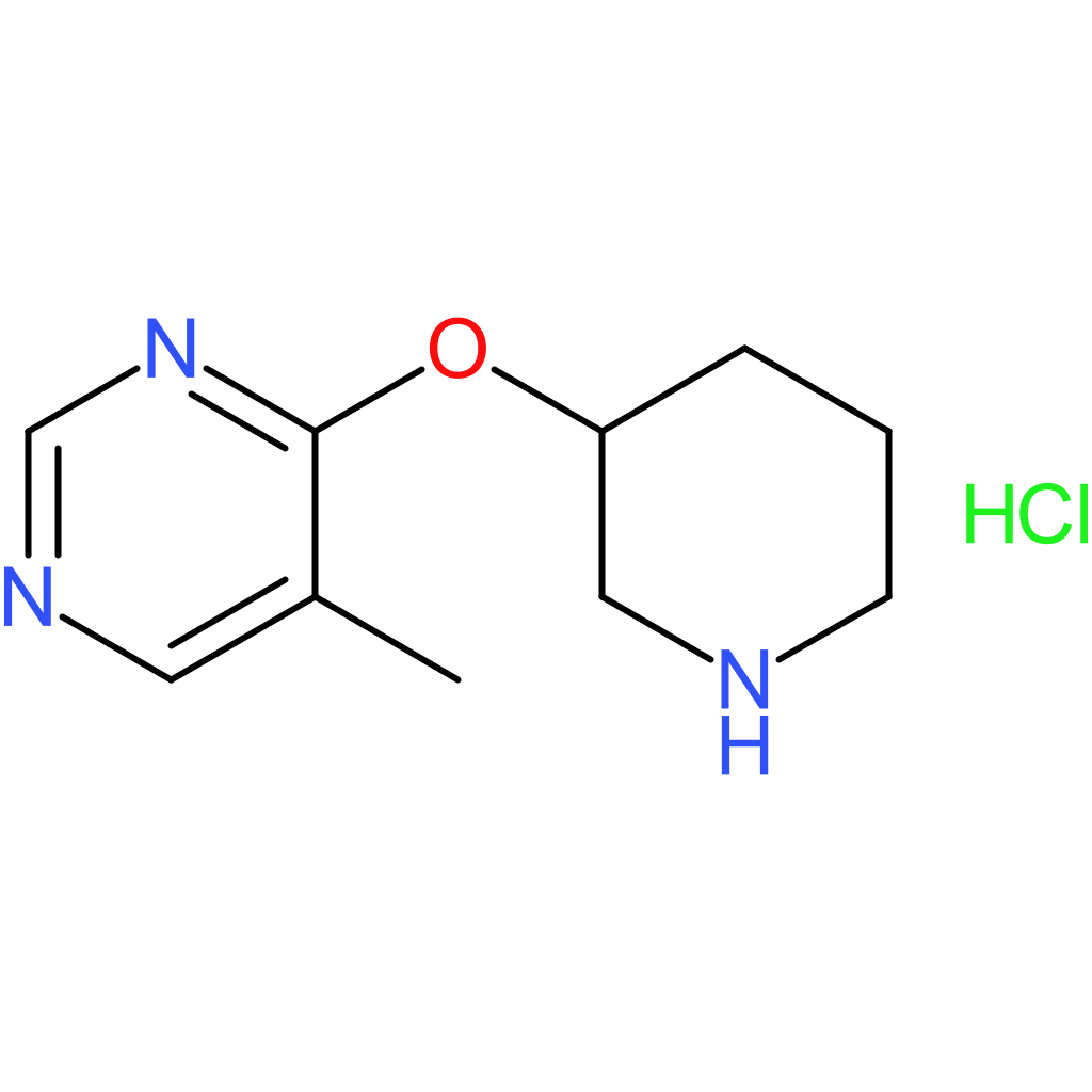 5-Methyl-4-(piperidin-3-yloxy)pyrimidine hydrochloride