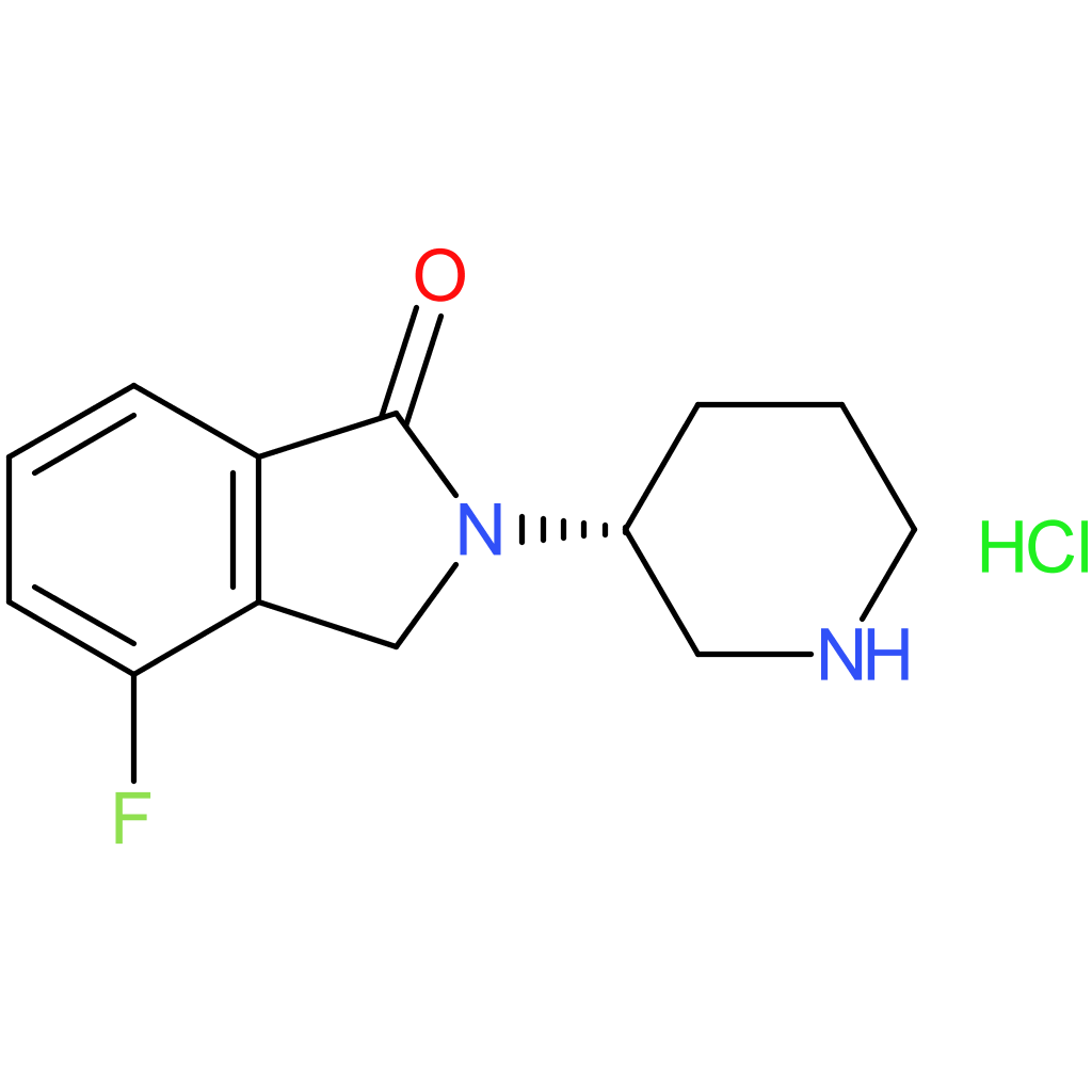 (R)-4-Fluoro-2-(piperidin-3-yl)isoindolin-1-one hydrochloride