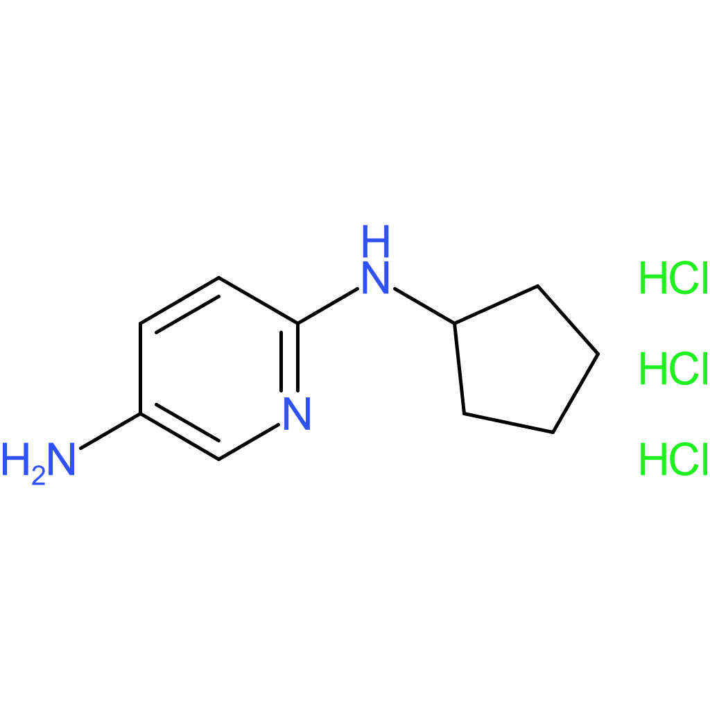 N2-Cyclopentylpyridine-2,5-diamine trihydrochloride