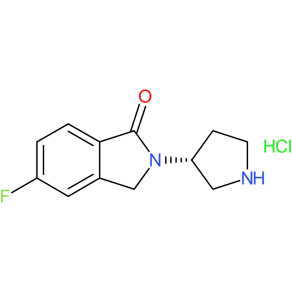 (R)-5-Fluoro-2-(pyrrolidin-3-yl)isoindolin-1-one hydrochloride