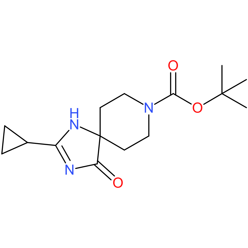 tert-Butyl 2-cyclopropyl-4-oxo-1,3,8-triazaspiro[4.5]dec-1-ene-8-carboxylate