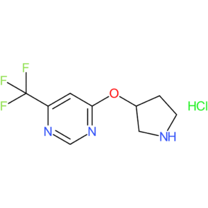 4-(Pyrrolidin-3-yloxy)-6-(trifluoromethyl)pyrimidine hydrochloride