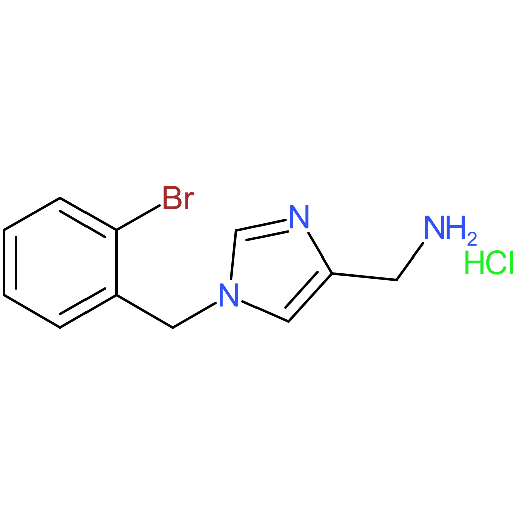 (1-(2-Bromobenzyl)-1H-imidazol-4-yl)methanamine hydrochloride