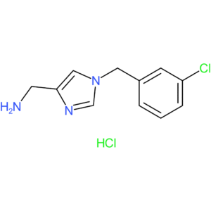 (1-(3-Chlorobenzyl)-1H-imidazol-4-yl)methanamine hydrochloride