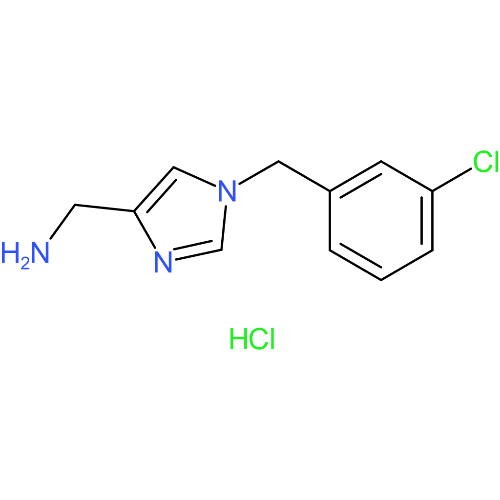 (1-(3-Chlorobenzyl)-1H-imidazol-4-yl)methanamine hydrochloride