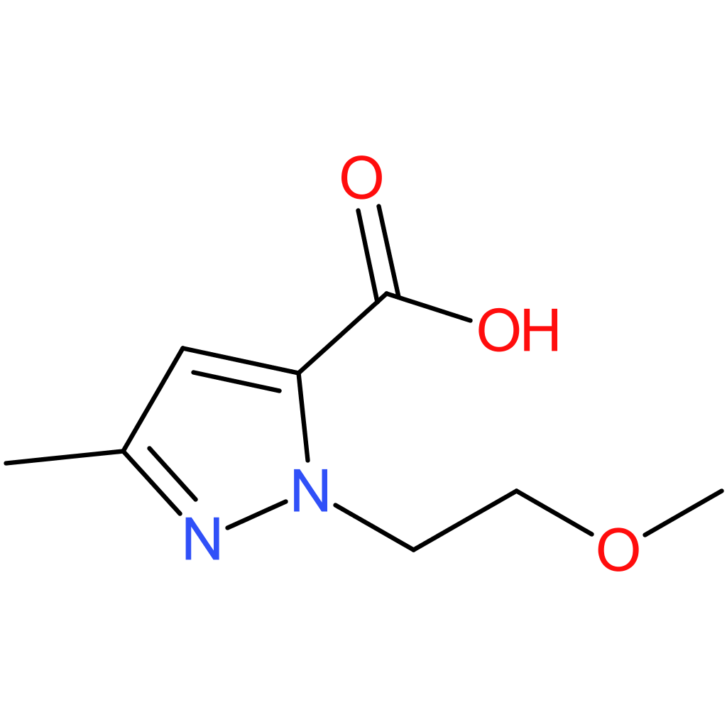 1-(2-Methoxyethyl)-3-methyl-1H-pyrazole-5-carboxylic acid