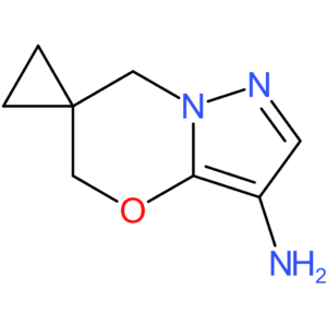1′,3′-Dihydrospiro{cyclopropane-1,2′-pyrazolo[3,2-b][1,3]oxazine}-5′-amine