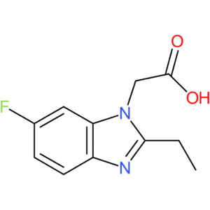 2-{2-Ethyl-6-fluoro-1H-benzo[d]imidazol-1-yl}acetic acid