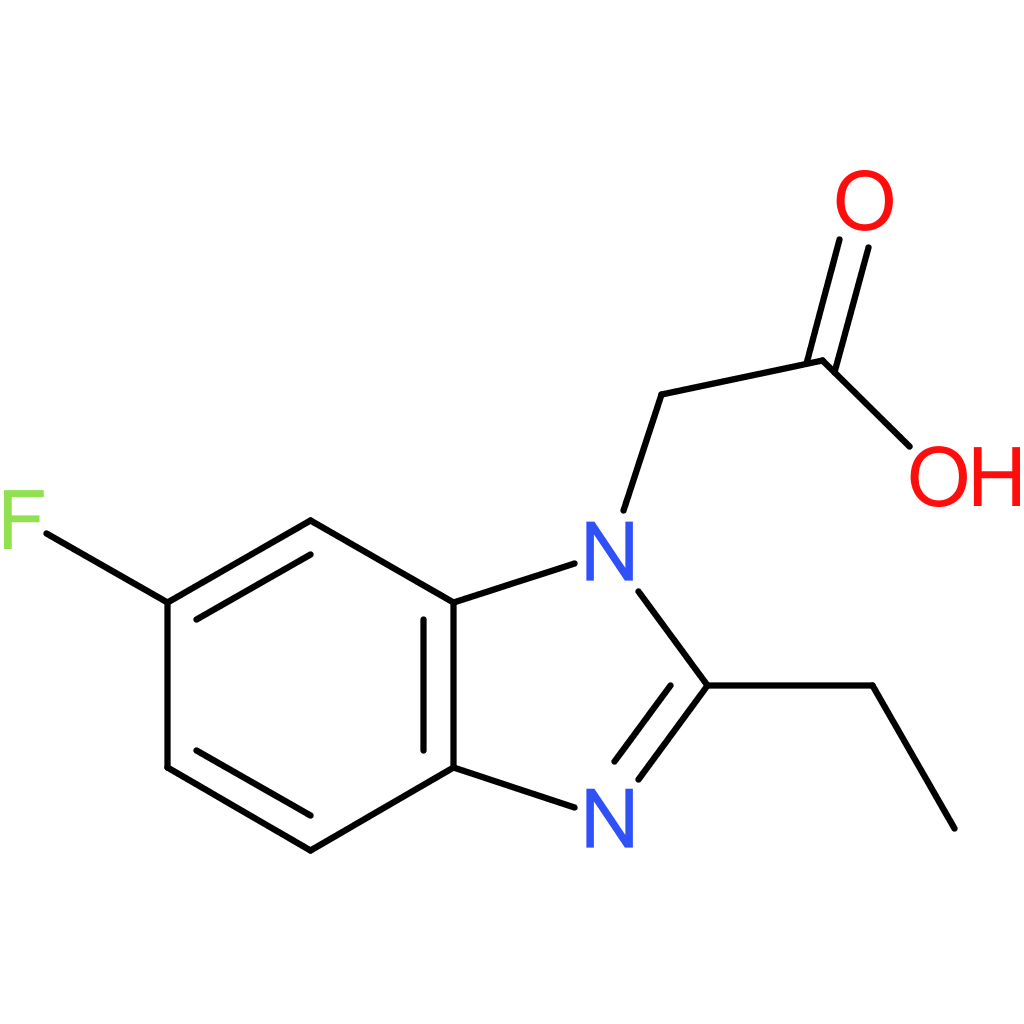2-{2-Ethyl-6-fluoro-1H-benzo[d]imidazol-1-yl}acetic acid