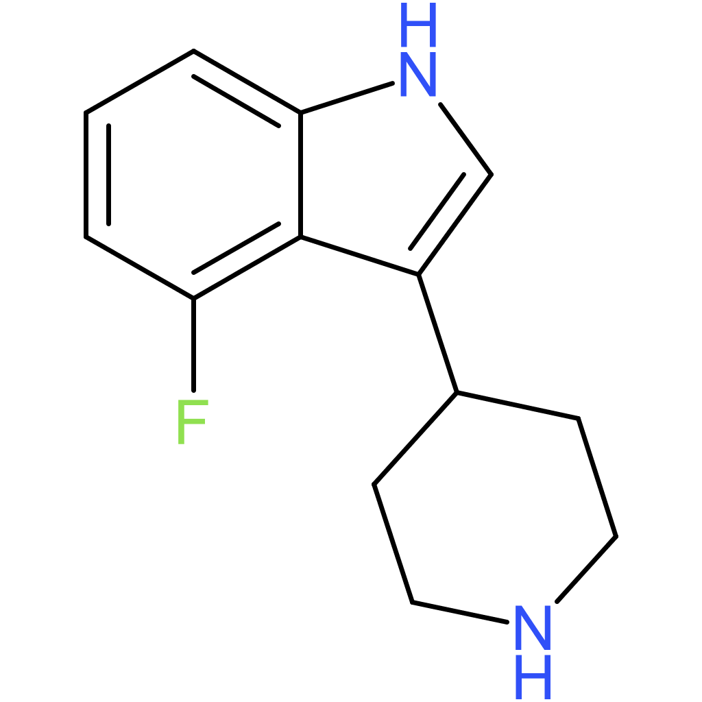 4-Fluoro-3-(piperidin-4-yl)-1H-indole