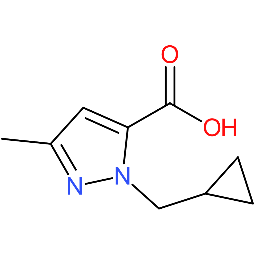 1-(Cyclopropylmethyl)-3-methyl-1H-pyrazole-5-carboxylic acid