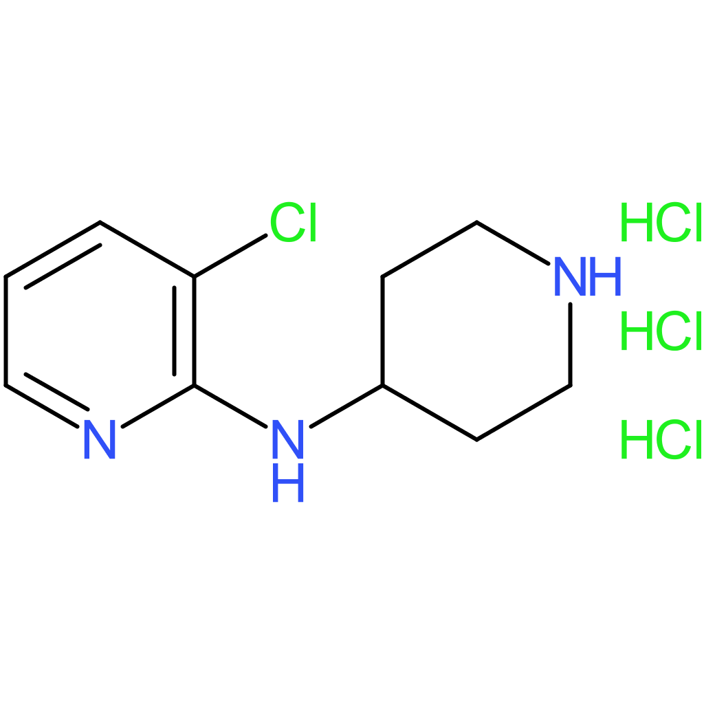 3-Chloro-N-(piperidin-4-yl)pyridin-2-amine trihydrochloride