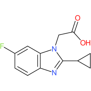 2-{2-Cyclopropyl-6-fluoro-1H-benzo[d]imidazol-1-yl}acetic acid