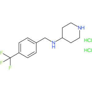 N-[4-(Trifluoromethyl)benzyl]piperidin-4-amine dihydrochloride