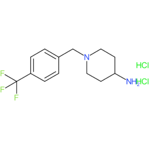 1-[4-(Trifluoromethyl)benzyl]piperidin-4-amine dihydrochloride