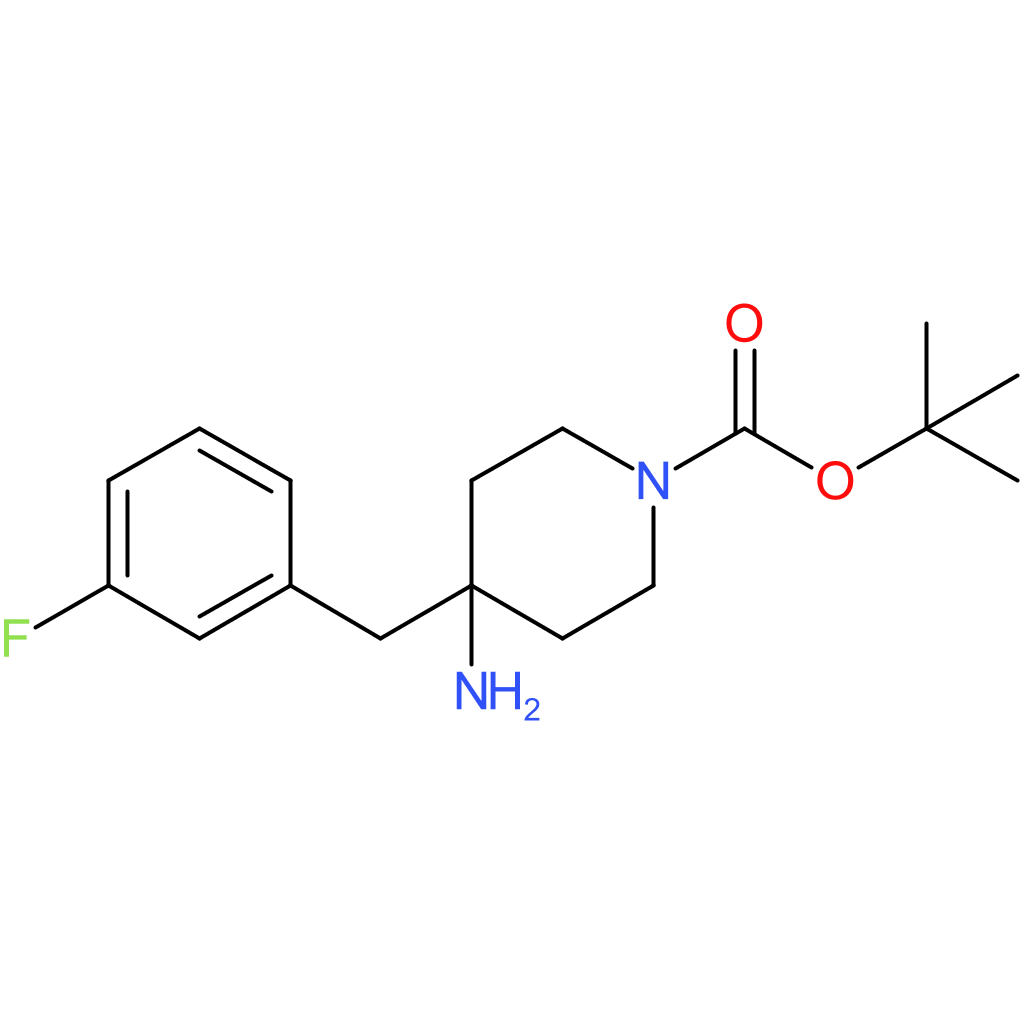 tert-Butyl 4-amino-4-(3-fluorobenzyl)piperidine-1-carboxylate