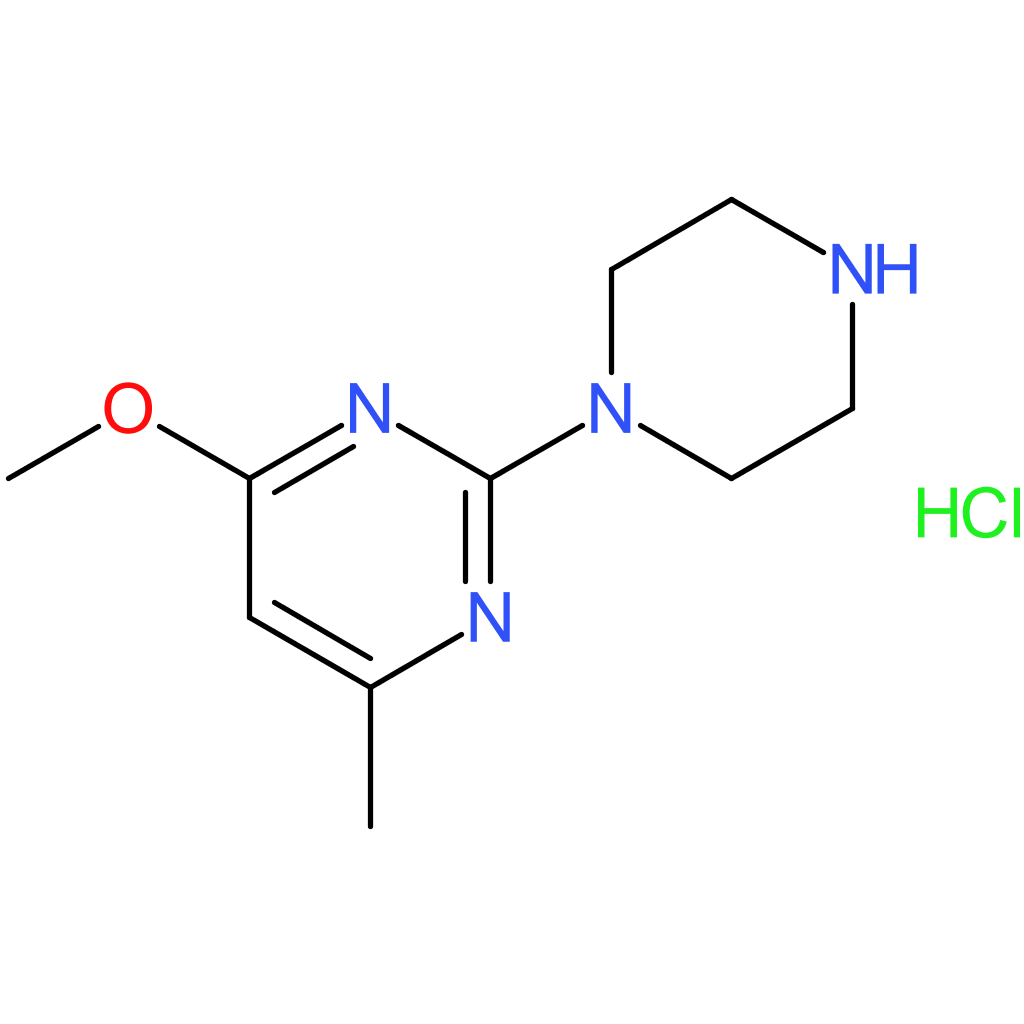 4-Methoxy-6-methyl-2-(piperazin-1-yl)pyrimidine hydrochloride