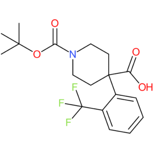 1-(tert-Butoxycarbonyl)-4-[2-(trifluoromethyl)phenyl]piperidine-4-carboxylic acid