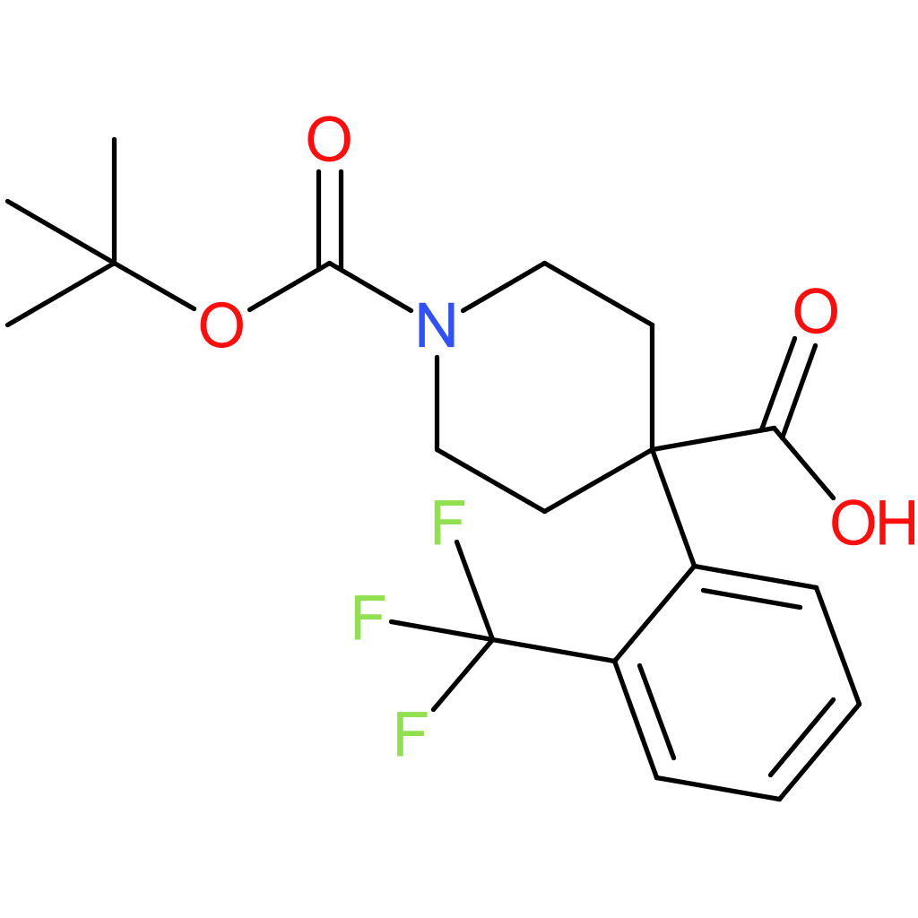 1-(tert-Butoxycarbonyl)-4-[2-(trifluoromethyl)phenyl]piperidine-4-carboxylic acid