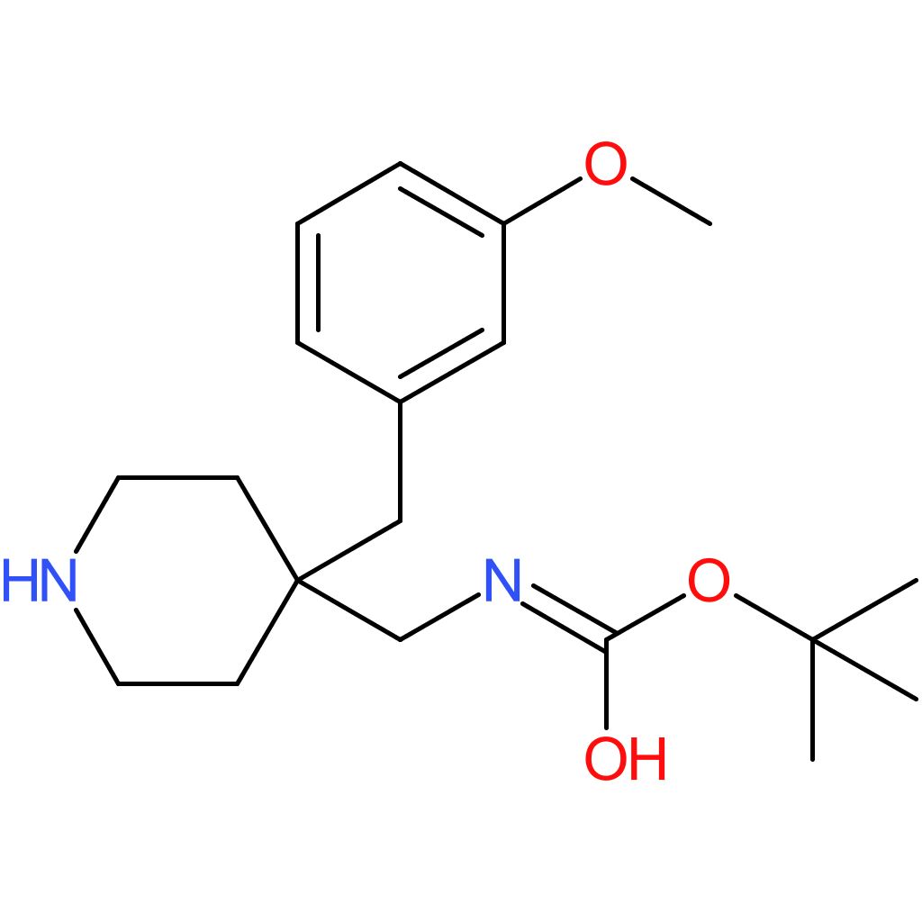 tert-Butyl [4-(3-methoxybenzyl)piperidin-4-yl]methylcarbamate