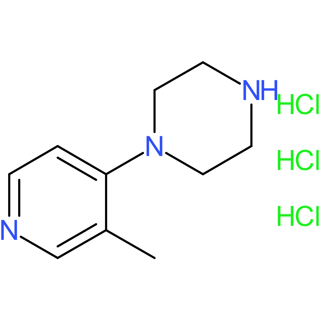 1-(3-Methylpyridin-4-yl)piperazine trihydrochloride