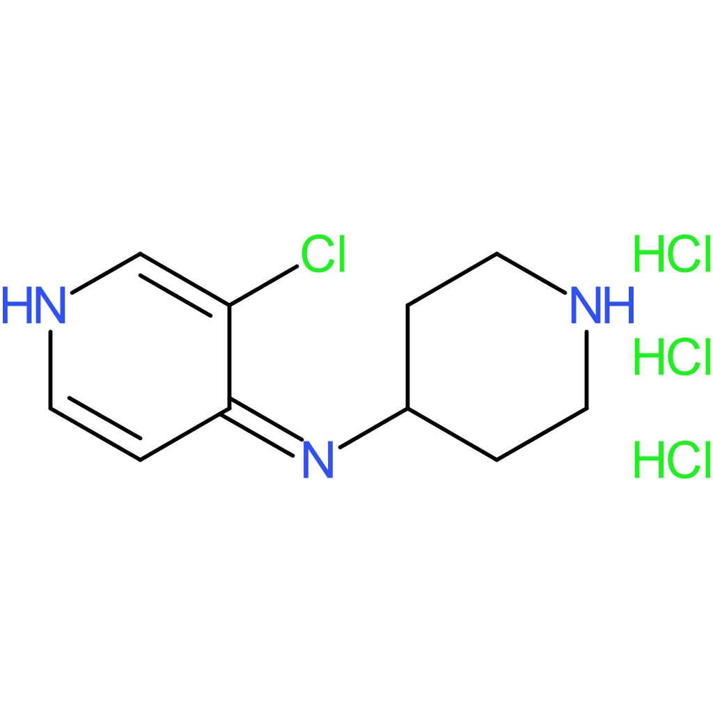 3-Chloro-N-(piperidin-4-yl)pyridin-4-amine trihydrochloride