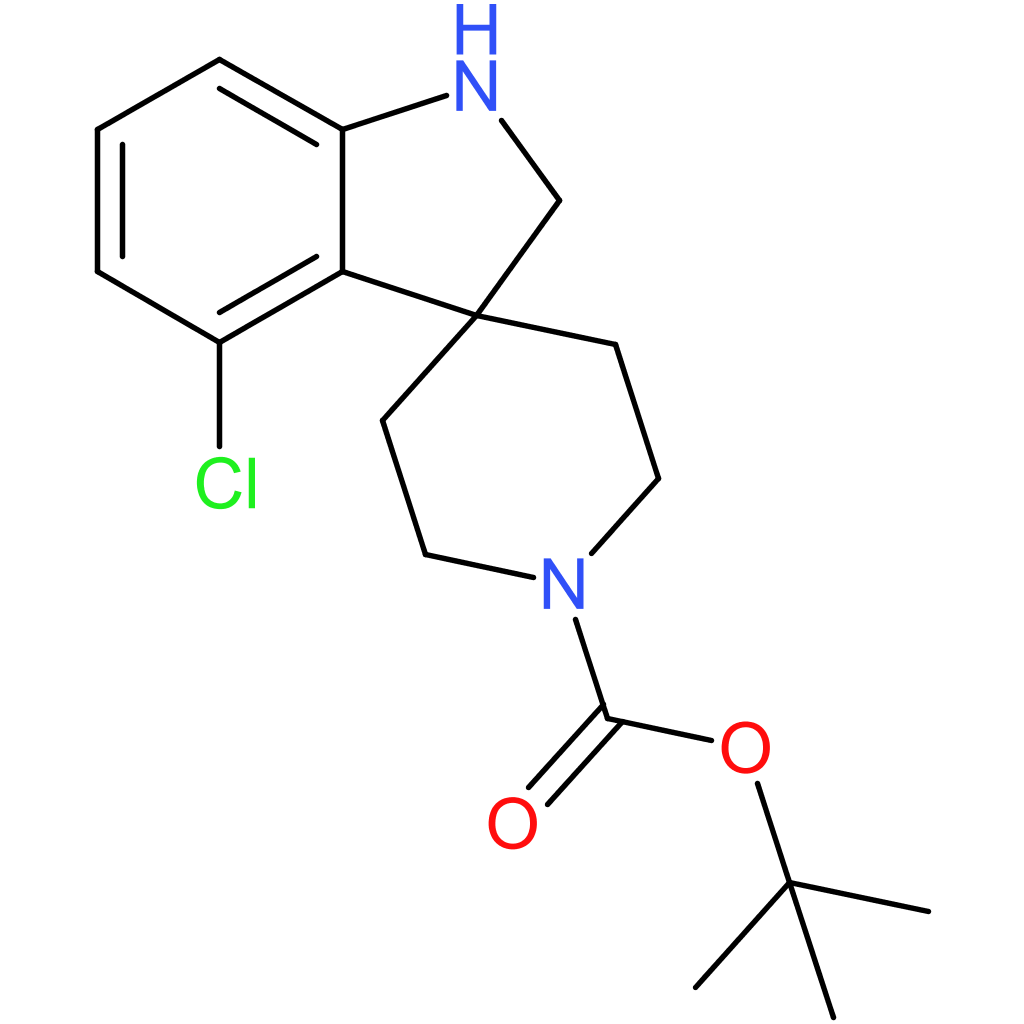tert-Butyl 4-chloro-1,2-dihydrospiro[indole-3,4′-piperidine]-1′-carboxylate