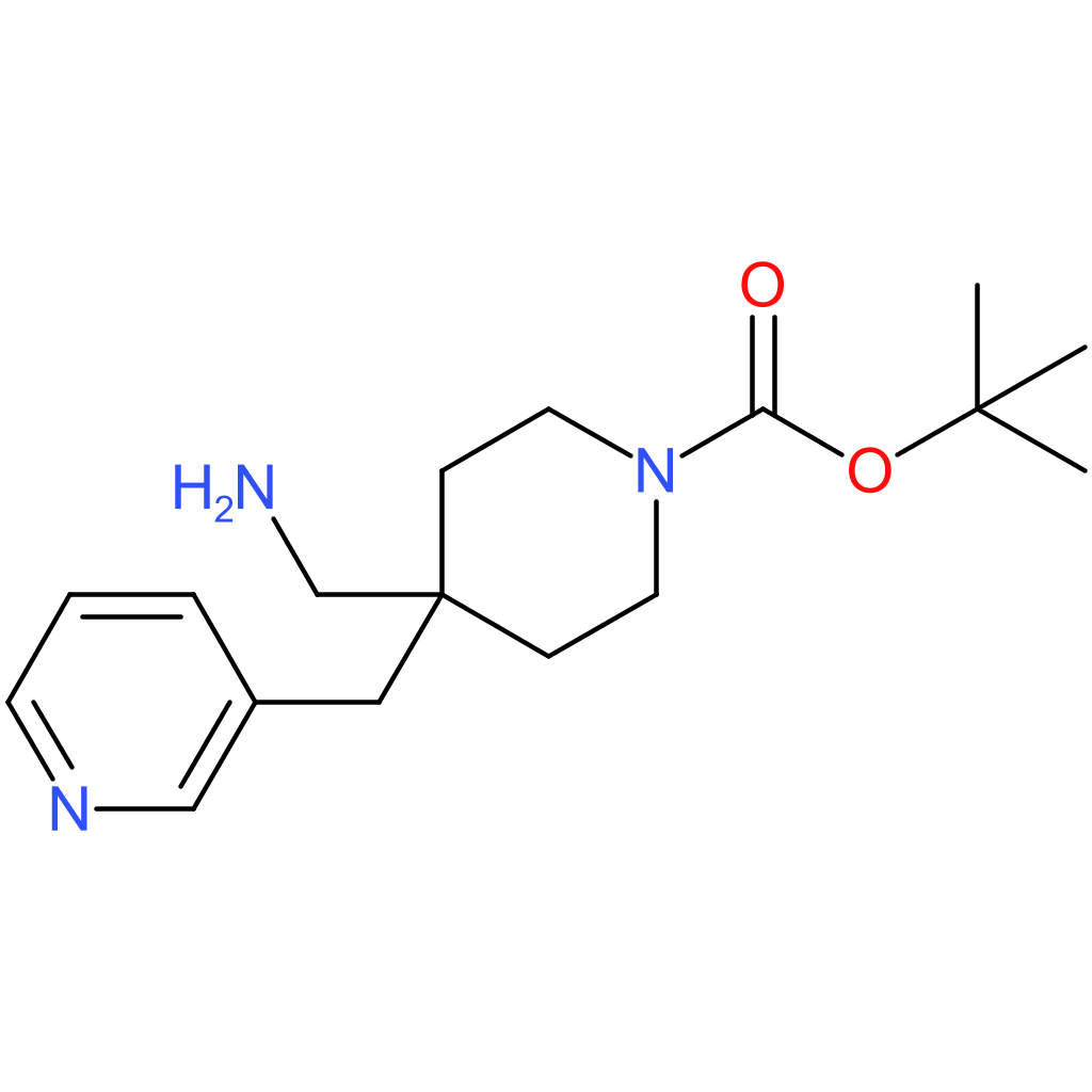 tert-Butyl 4-(aminomethyl)-4-(pyridin-3-ylmethyl)piperidine-1-carboxylate
