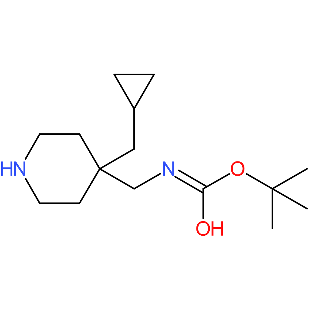 tert-Butyl [4-(cyclopropylmethyl)piperidin-4-yl]methylcarbamate