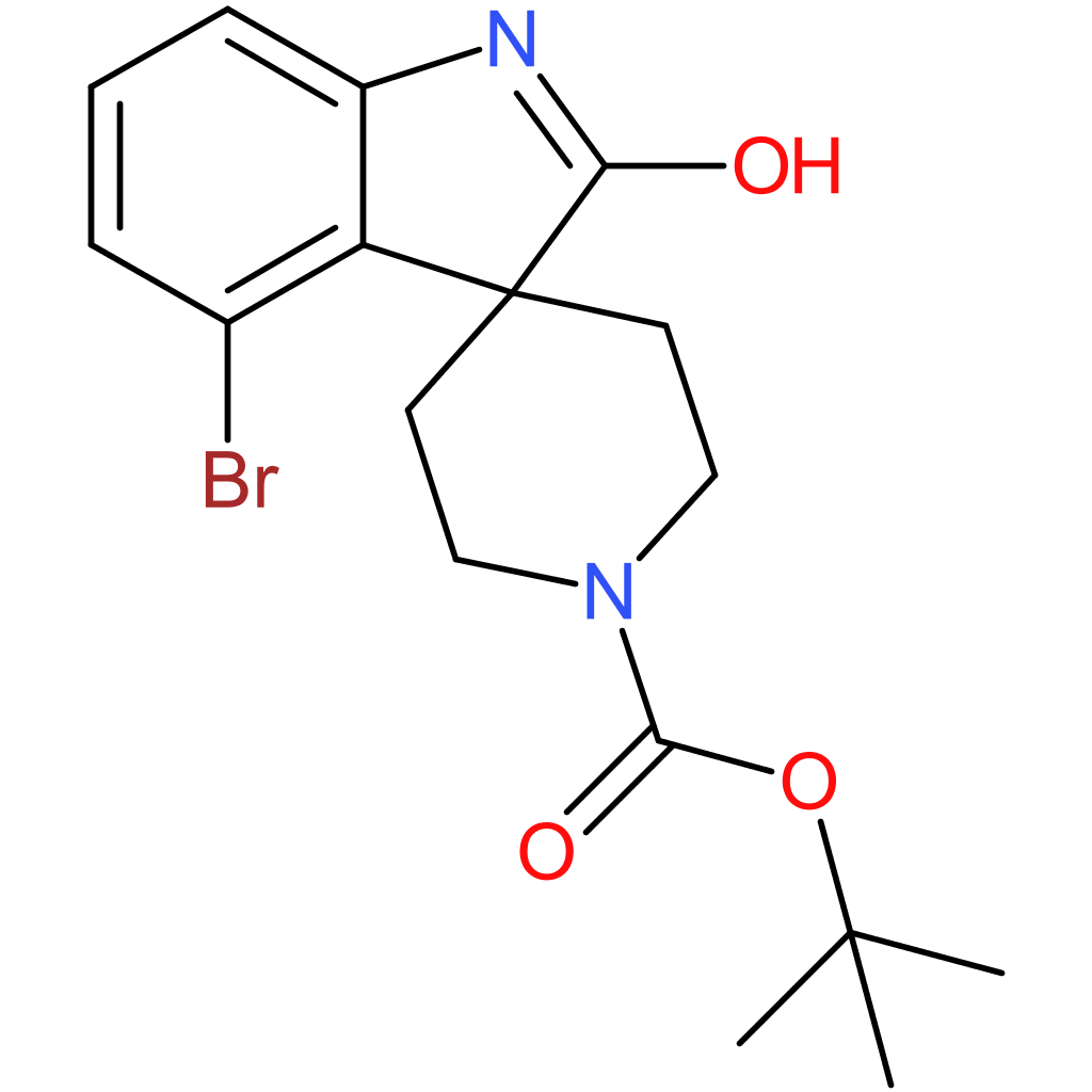 tert-Butyl 4-bromo-2-oxo-1,2-dihydrospiro[indole-3,4′-piperidine]-1′-carboxylate