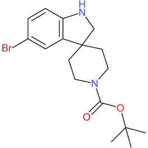 tert-Butyl 5-bromo-1,2-dihydrospiro[indole-3,4′-piperidine]-1′-carboxylate