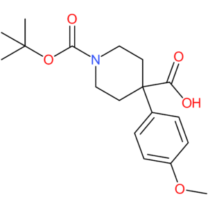 1-(tert-Butoxycarbonyl)-4-(4-methoxyphenyl)piperidine-4-carboxylic acid
