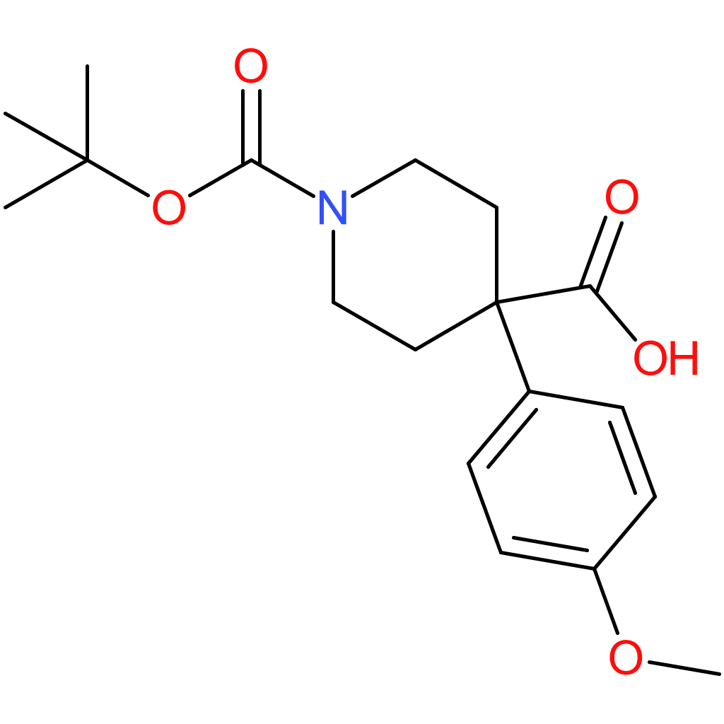 1-(tert-Butoxycarbonyl)-4-(4-methoxyphenyl)piperidine-4-carboxylic acid