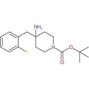tert-Butyl 4-amino-4-(2-fluorobenzyl)piperidine-1-carboxylate