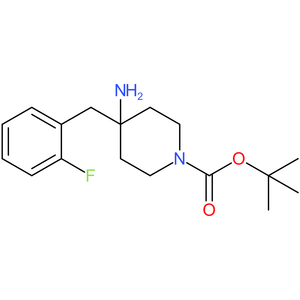 tert-Butyl 4-amino-4-(2-fluorobenzyl)piperidine-1-carboxylate