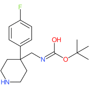 tert-Butyl {[4-(4-fluorophenyl)piperidin-4-yl]methyl}carbamate
